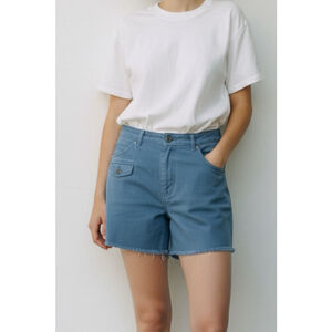 Polo Ralph Lauren Blue Frayed Hem Jean Shorts Size 4